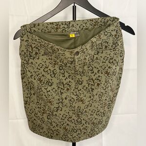 Eddie Bauer Olive Floral Pants